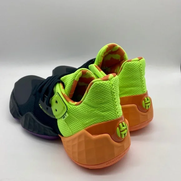 Adidas Harden Vol. 4 Core Black/Amber Men's Sz 8.5 - Picture 5 of 9